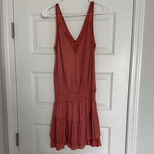 Mustard Seed Coral Mini Dress